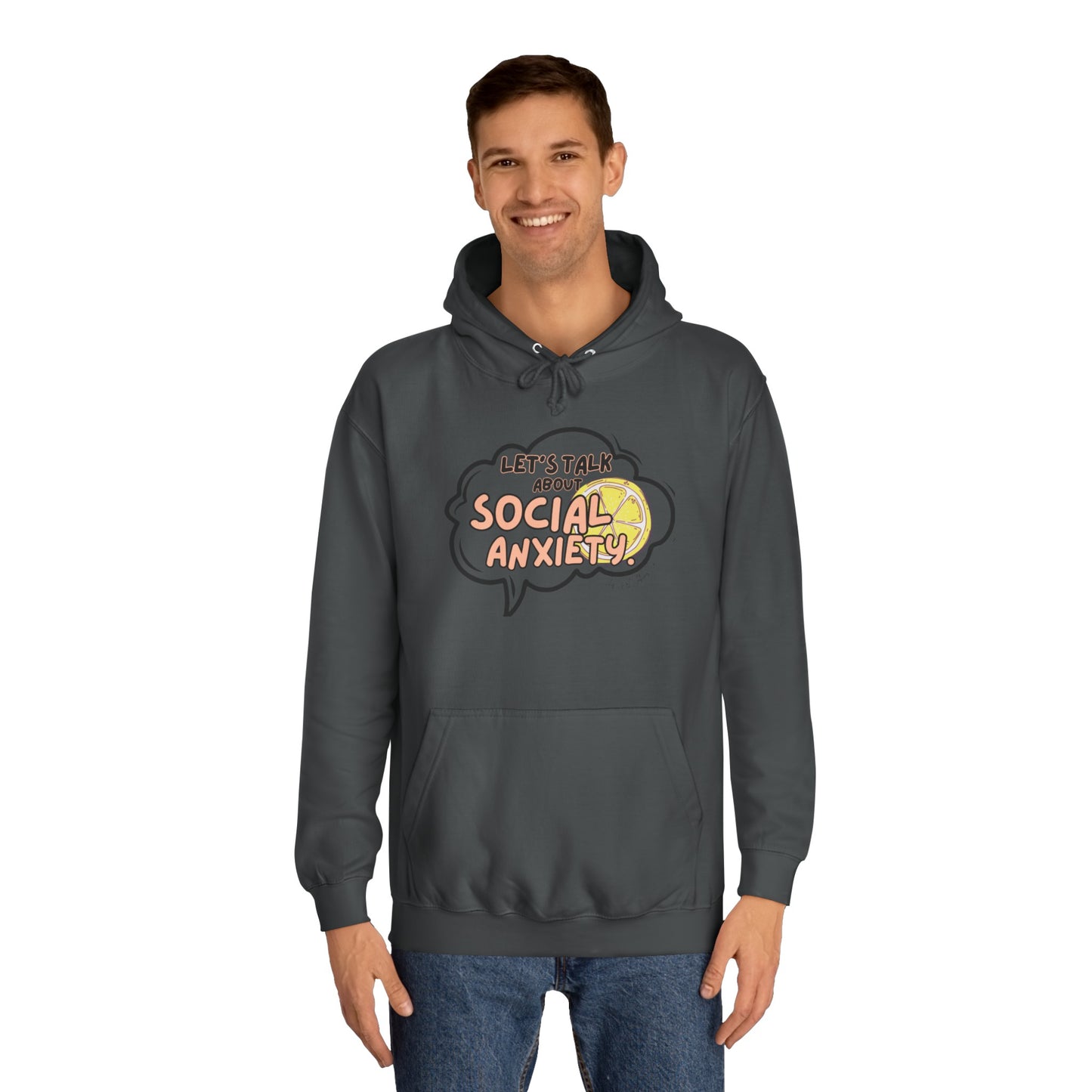 Let's Talk S.A. Unisex College Hoodie