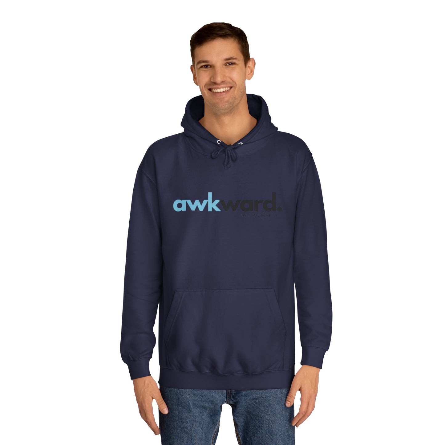 Awkward Unisex College Hoodie