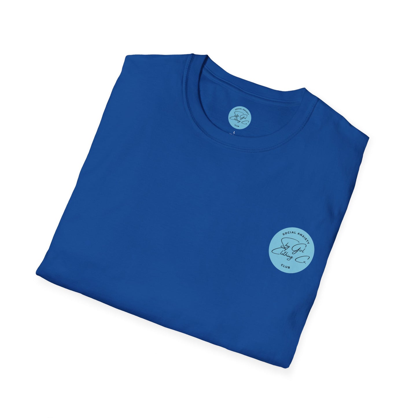 Comfort Zone Unisex Softstyle T-Shirt- Standard Colour Logo Back