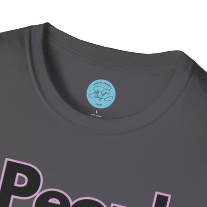 People Scare Me Unisex Softstyle T-Shirt- Peace Sign