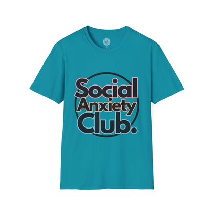 Social Anxiety Club Unisex Softstyle T-Shirt- Standard