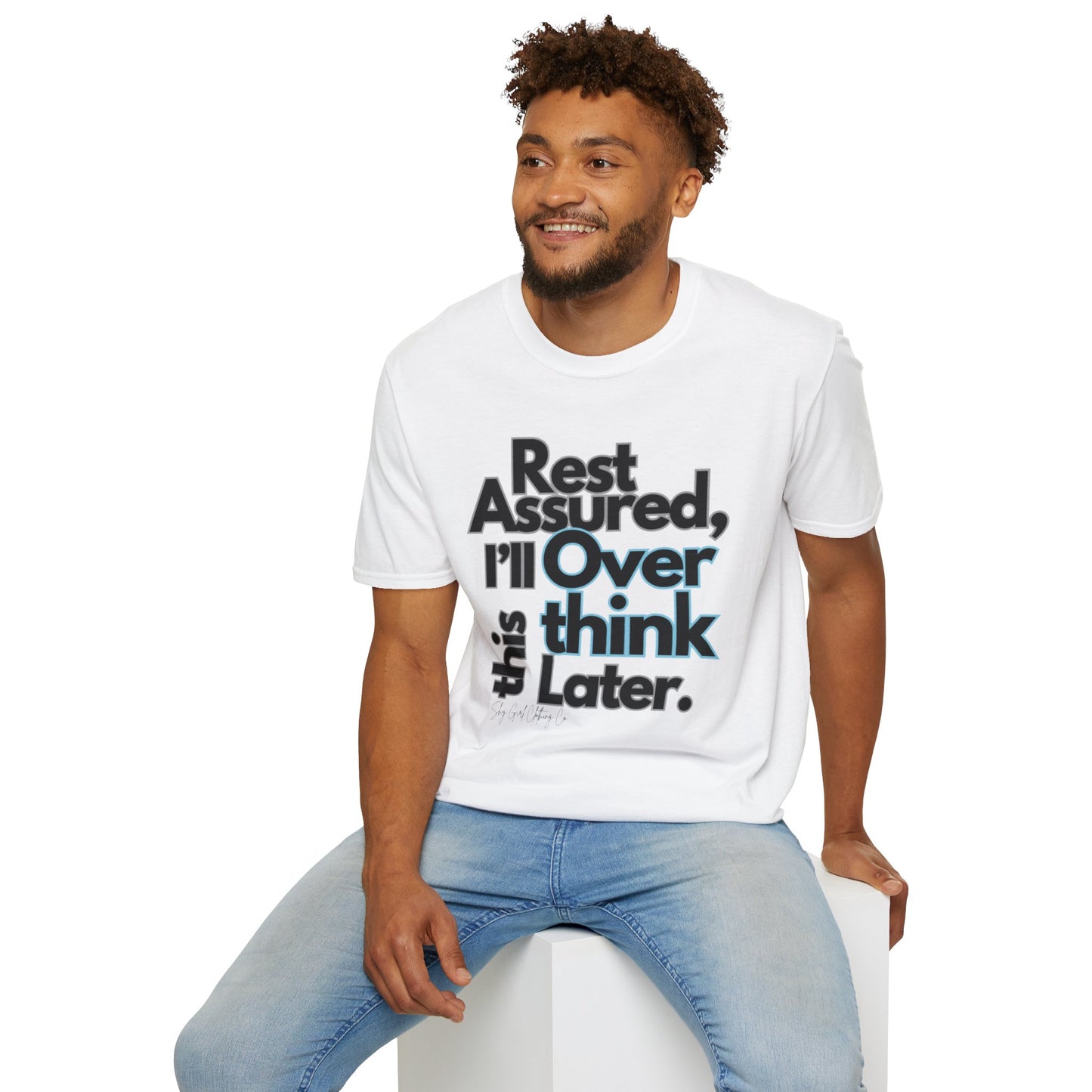 Rest Assured Unisex Softstyle T-Shirt- Standard Front