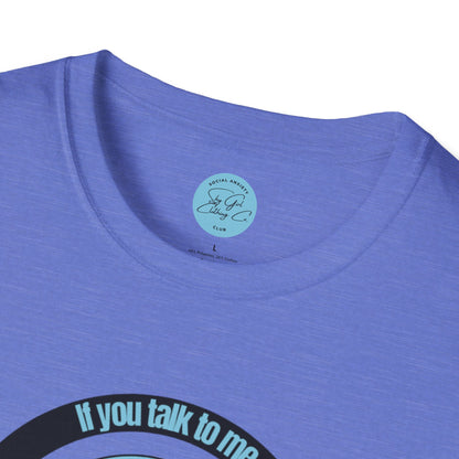 Run Away Unisex Softstyle T-Shirt- Standard Logo