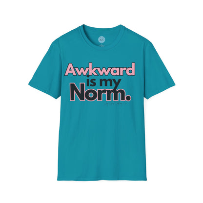 Awkward is my Norm Unisex Softstyle T-Shirt- Floral