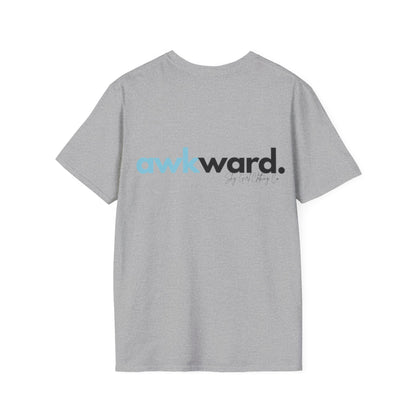 Awkward Unisex Softstyle T-Shirt- Logo Back