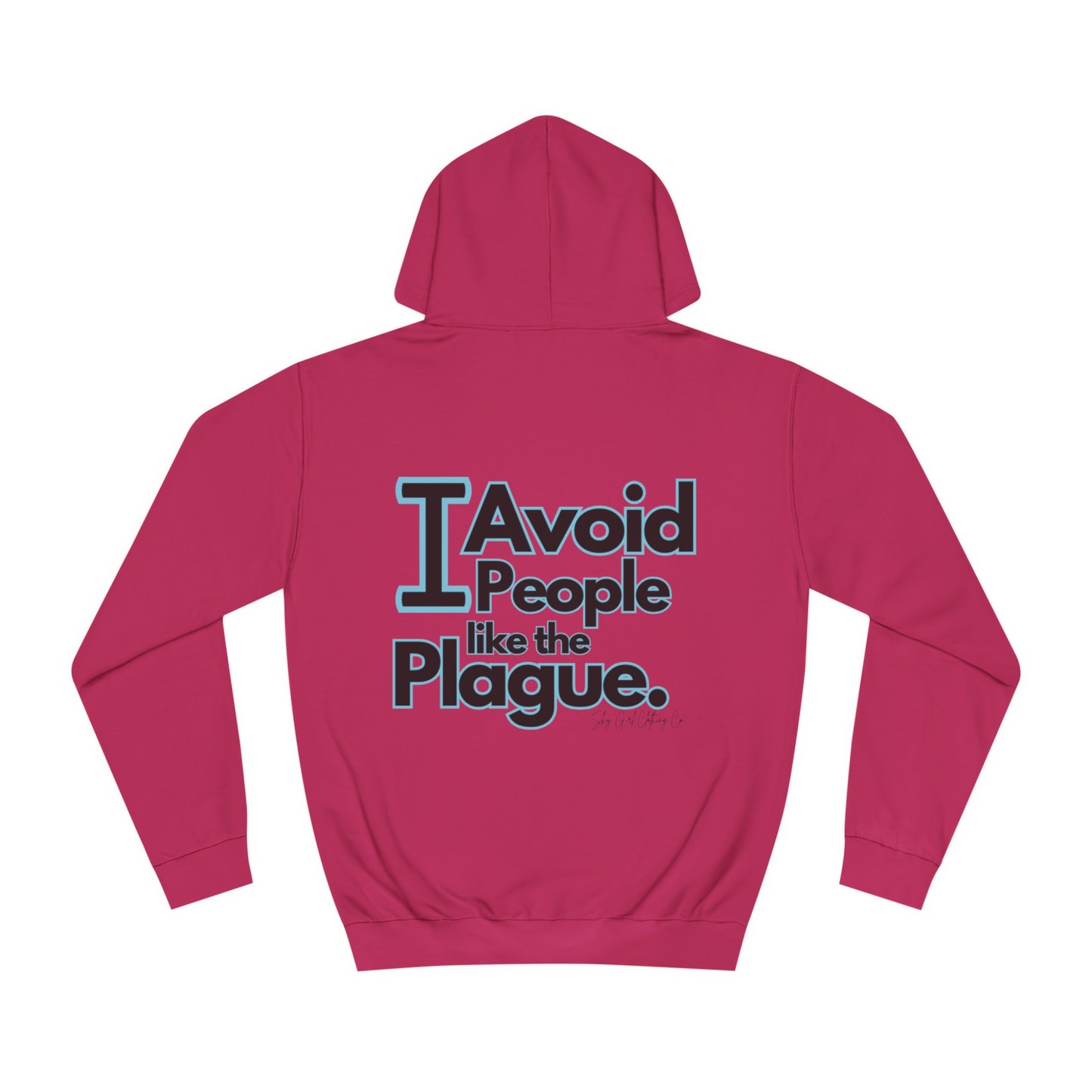 People Plague Unisex College Hoodie- Standard Logo Back