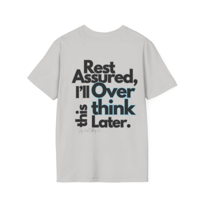 Rest Assured Unisex Softstyle T-Shirt- Standard Back