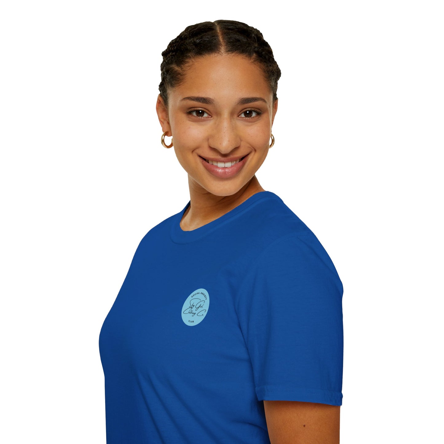 Comfort Zone Unisex Softstyle T-Shirt- Standard Colour Logo Back