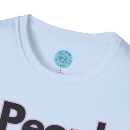 People Scare Me Unisex Softstyle T-Shirt- Peace Sign