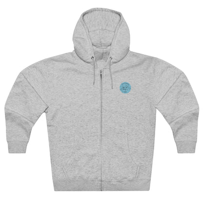 Comfort Zone Unisex Zip Hoodie- Standard Logo Back