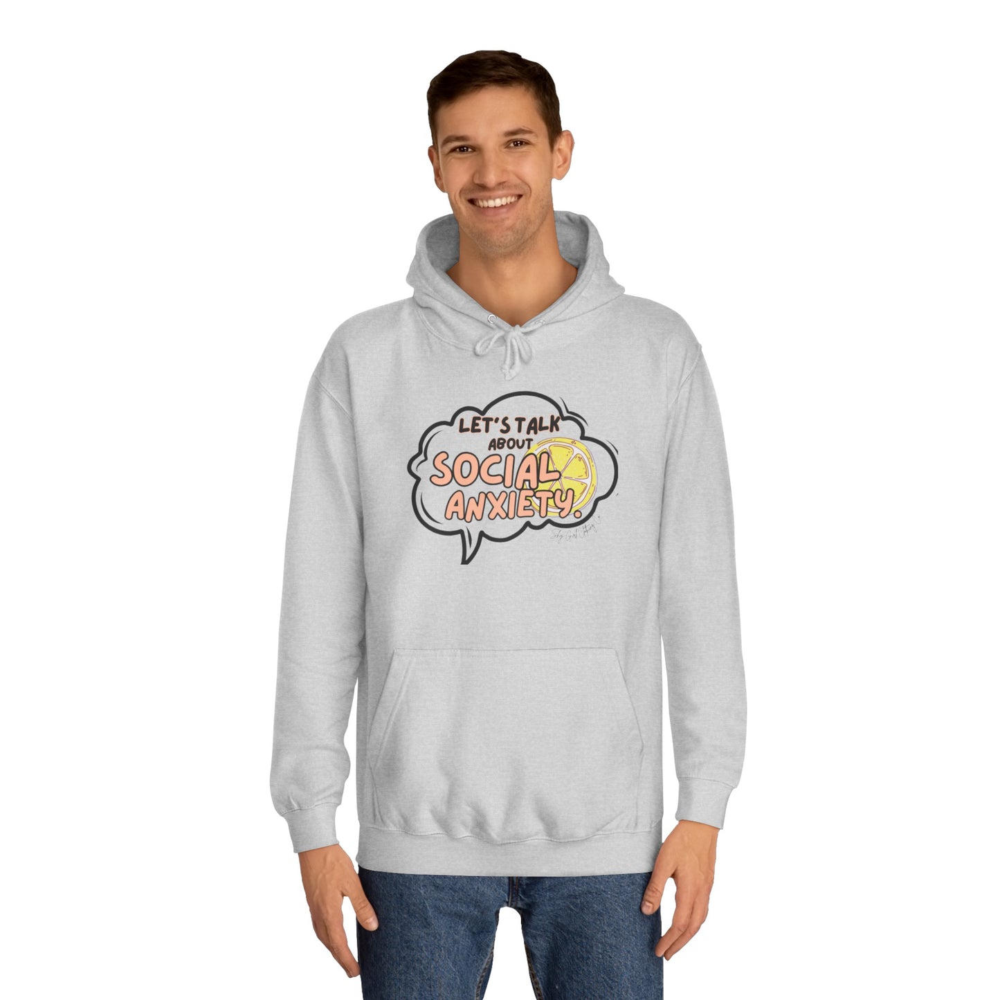 Let's Talk S.A. Unisex College Hoodie