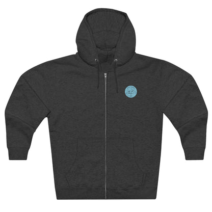 Comfort Zone Unisex Zip Hoodie- Standard Logo Back