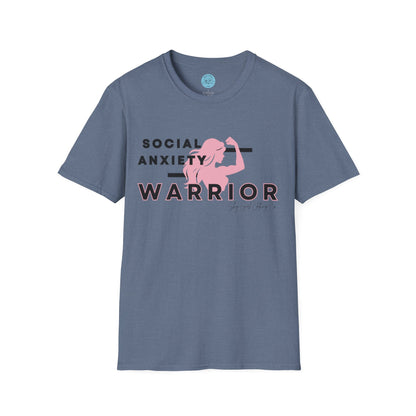 Social Anxiety Warrior Unisex Softstyle T-Shirt- Standard Girl Power