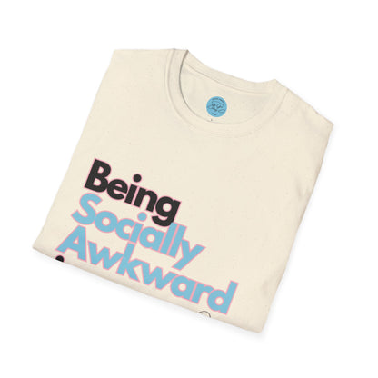 Being Socially Awkward is my Super Power Unisex Softstyle T-Shirt- Butterfly