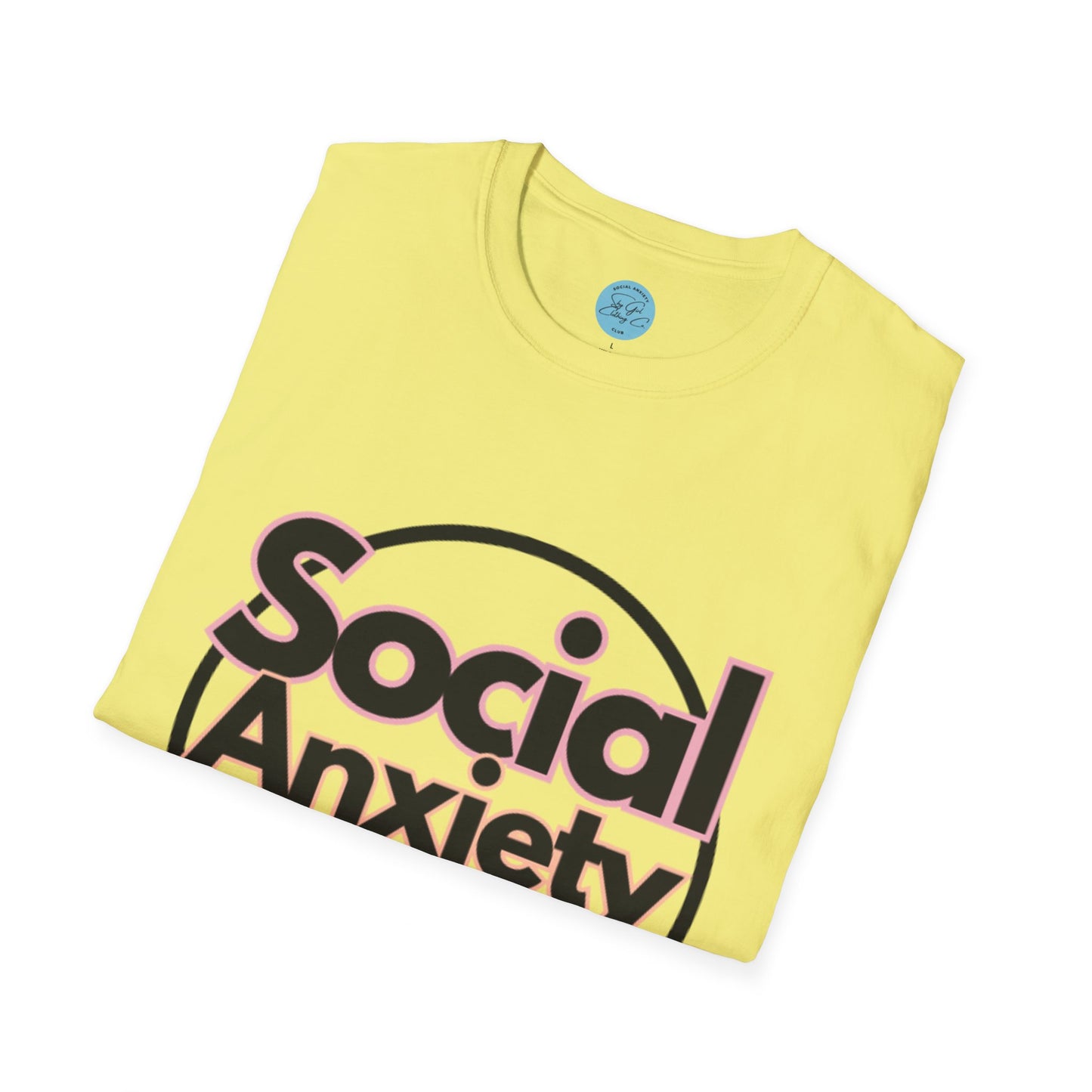 Social Anxiety Club Unisex Softstyle T-Shirt- Standard