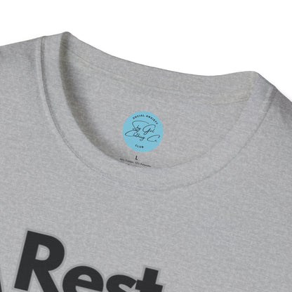 Rest Assured Unisex Softstyle T-Shirt- Standard Front