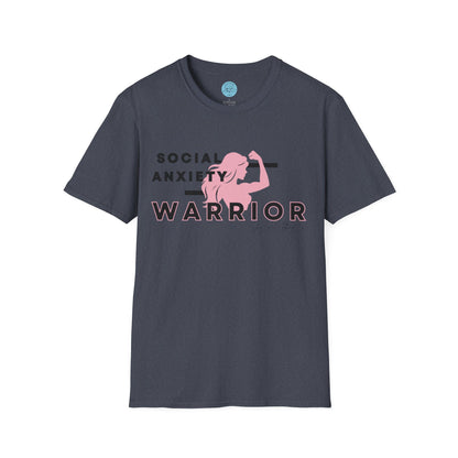 Social Anxiety Warrior Unisex Softstyle T-Shirt- Standard Girl Power