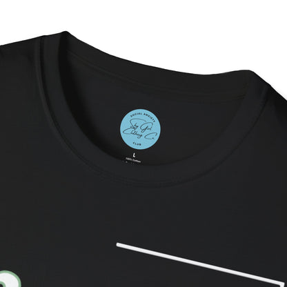 I'm Socially Awkward Unisex Softstyle T-Shirt-Logo White