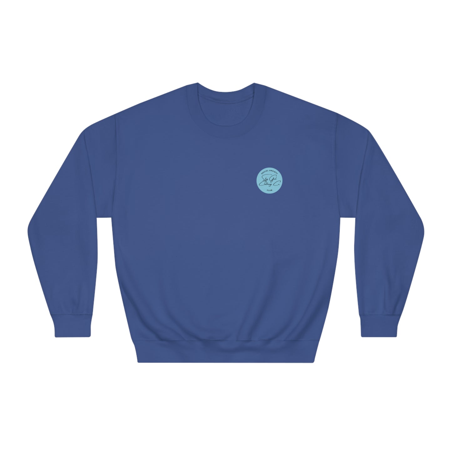Rest Assured Unisex DryBlend® Crewneck Sweatshirt- Standard Logo Back