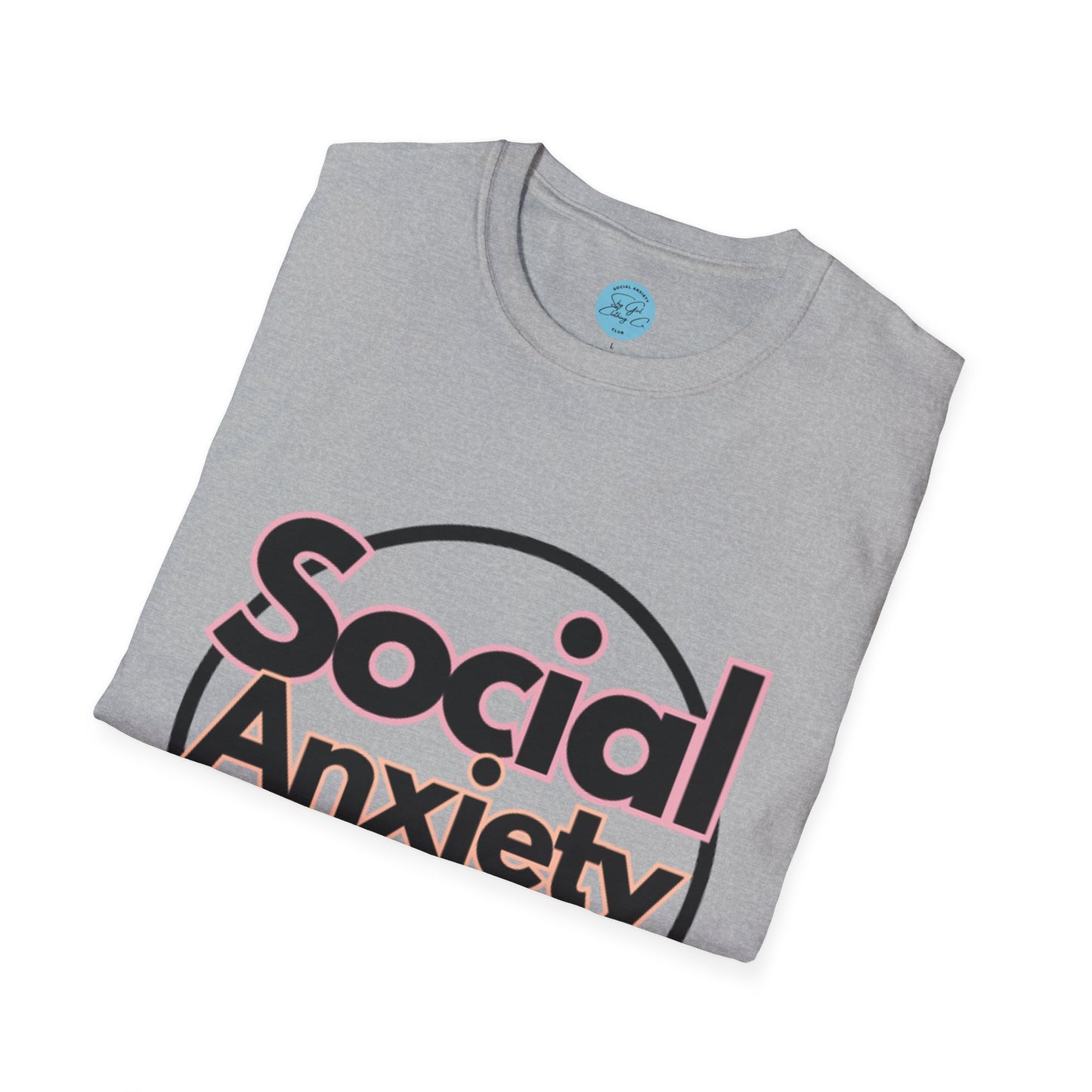 Social Anxiety Club Unisex Softstyle T-Shirt- Standard