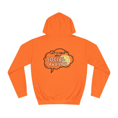 Let's Talk S.A. Unisex College Hoodie-Logo Back