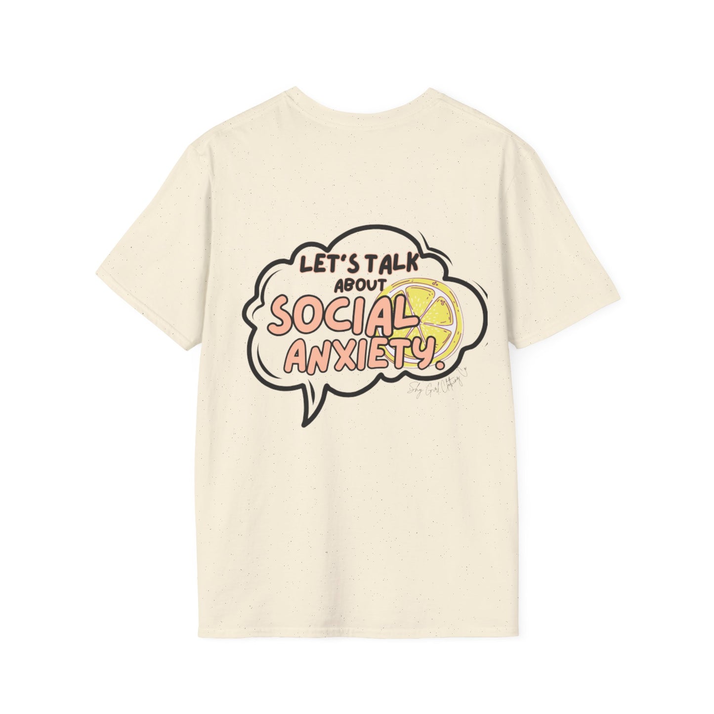 Let's Talk S.A. Unisex Softstyle T-Shirt-Logo Back