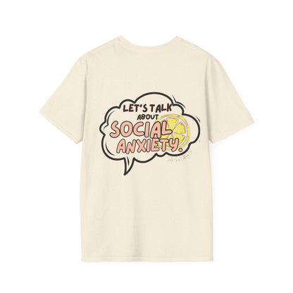 Let's Talk S.A. Unisex Softstyle T-Shirt-Logo Back