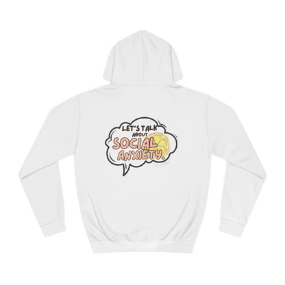 Let's Talk S.A. Unisex College Hoodie-Logo Back