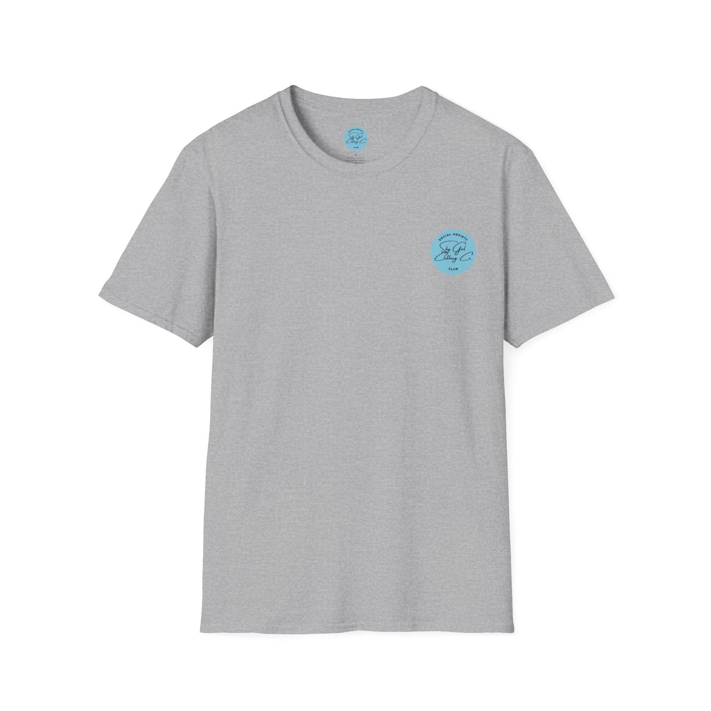 Rest Assured Unisex Softstyle T-Shirt- Standard Back
