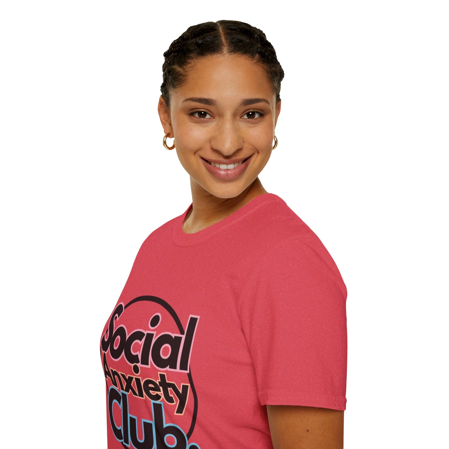 Social Anxiety Club Unisex Softstyle T-Shirt- Standard