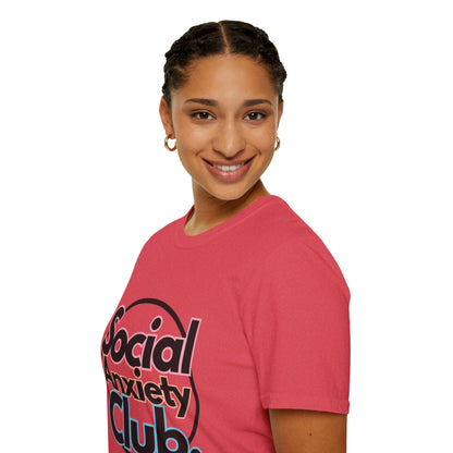 Social Anxiety Club Unisex Softstyle T-Shirt- Standard