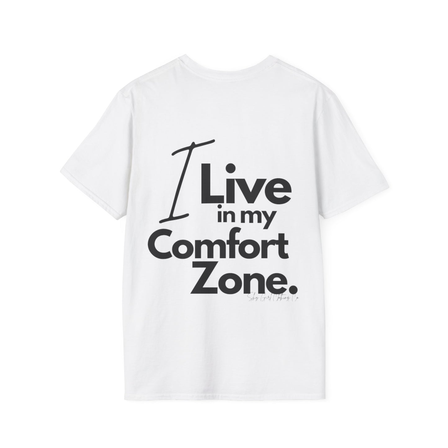 Comfort Zone Unisex Softstyle T-Shirt- Standard Logo Back