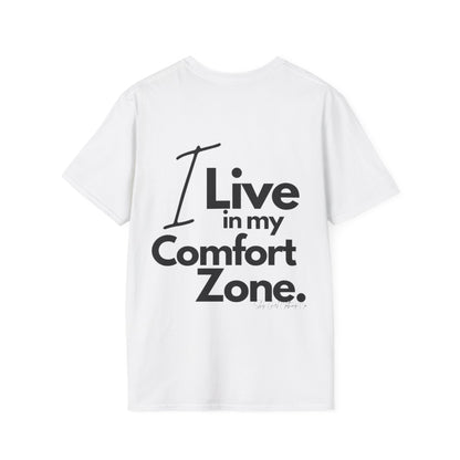 Comfort Zone Unisex Softstyle T-Shirt- Standard Logo Back
