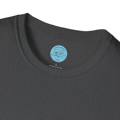 Rest Assured Unisex Softstyle T-Shirt- Standard Back