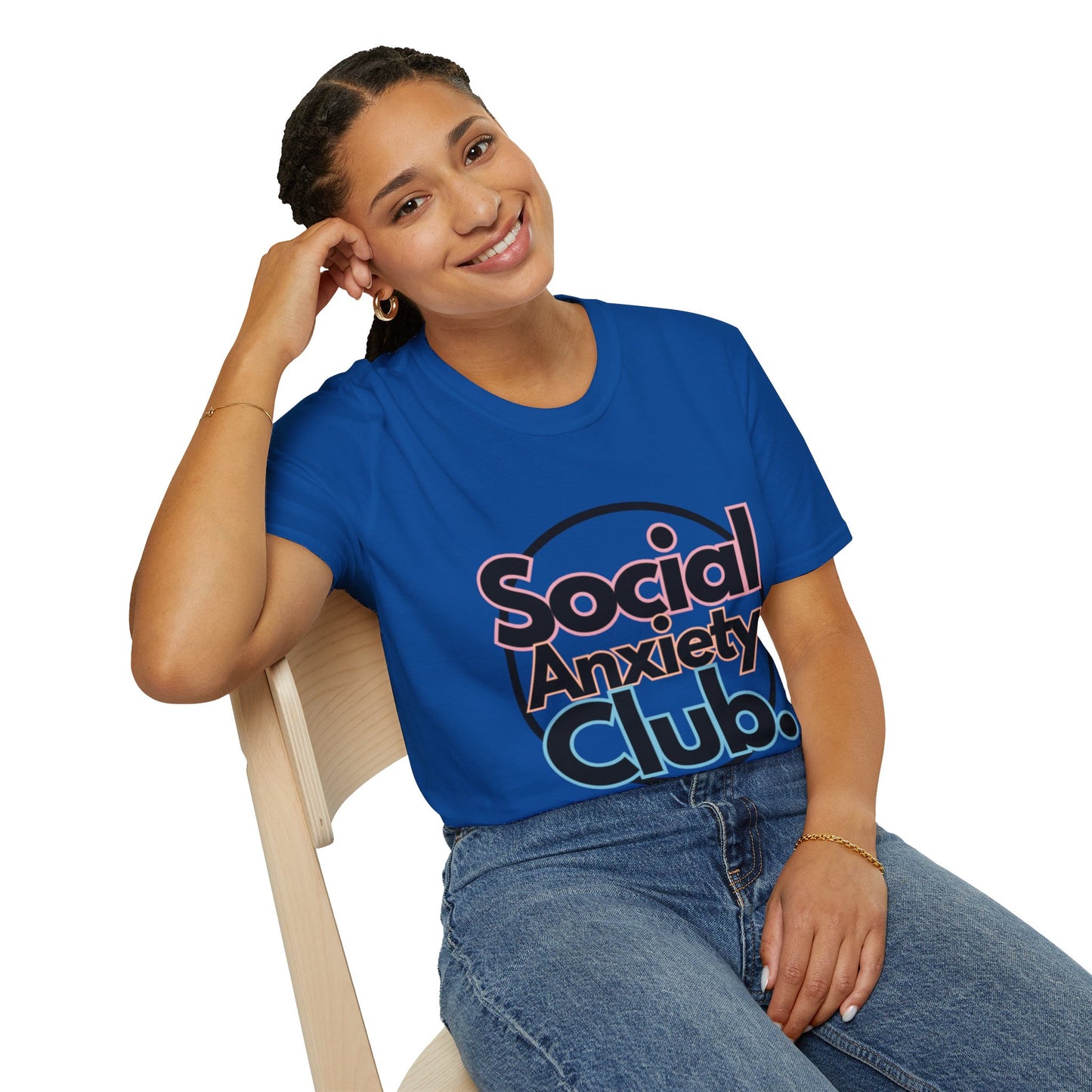 Social Anxiety Club Unisex Softstyle T-Shirt- Standard