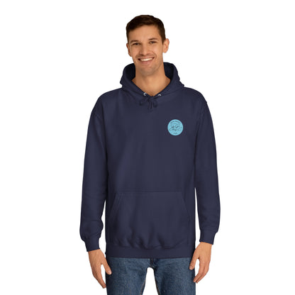 Let's Talk S.A. Unisex College Hoodie-Logo Back