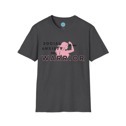 Social Anxiety Warrior Unisex Softstyle T-Shirt- Standard Girl Power