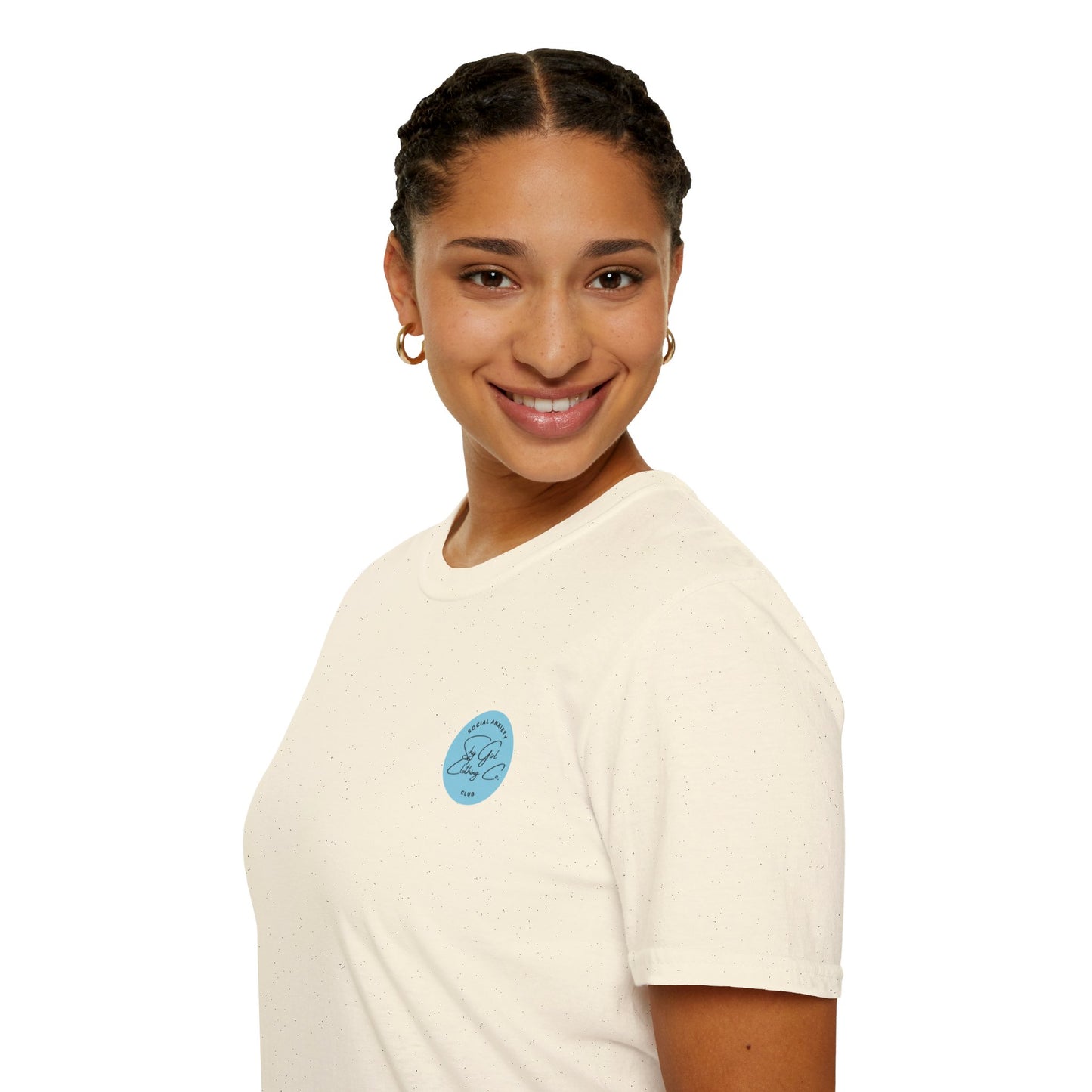 Comfort Zone Unisex Softstyle T-Shirt- Standard Logo Back