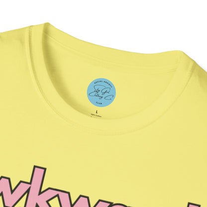 Awkward is my Norm Unisex Softstyle T-Shirt- Floral