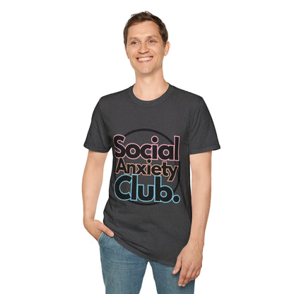Social Anxiety Club Unisex Softstyle T-Shirt- Standard