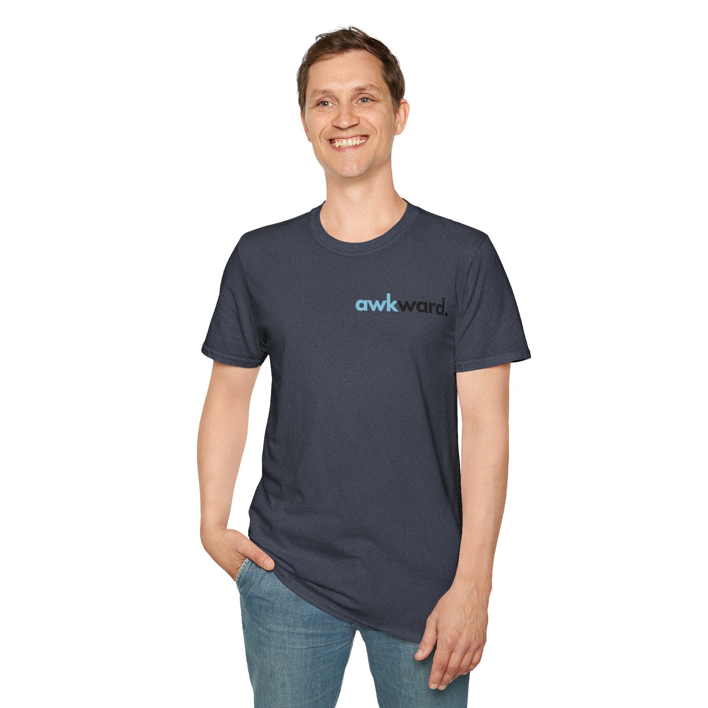 Awkward Unisex Softstyle T-Shirt- Small Logo