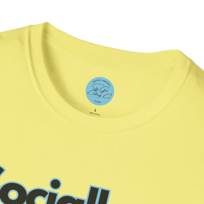 Socially Anxious and Fabulous Unisex Softstyle T-Shirt- Standard