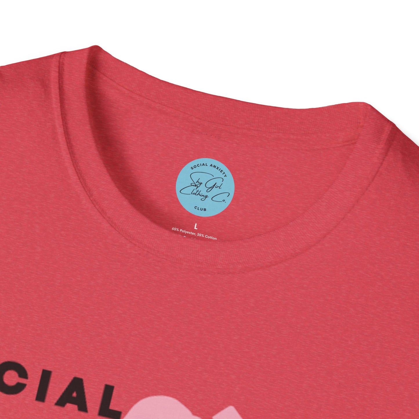 Social Anxiety Warrior Unisex Softstyle T-Shirt- Standard Girl Power