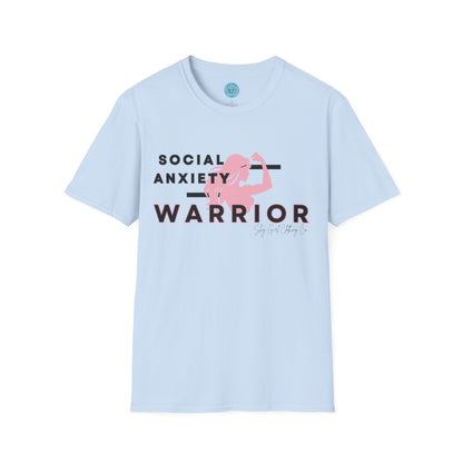 Social Anxiety Warrior Unisex Softstyle T-Shirt- Standard Girl Power