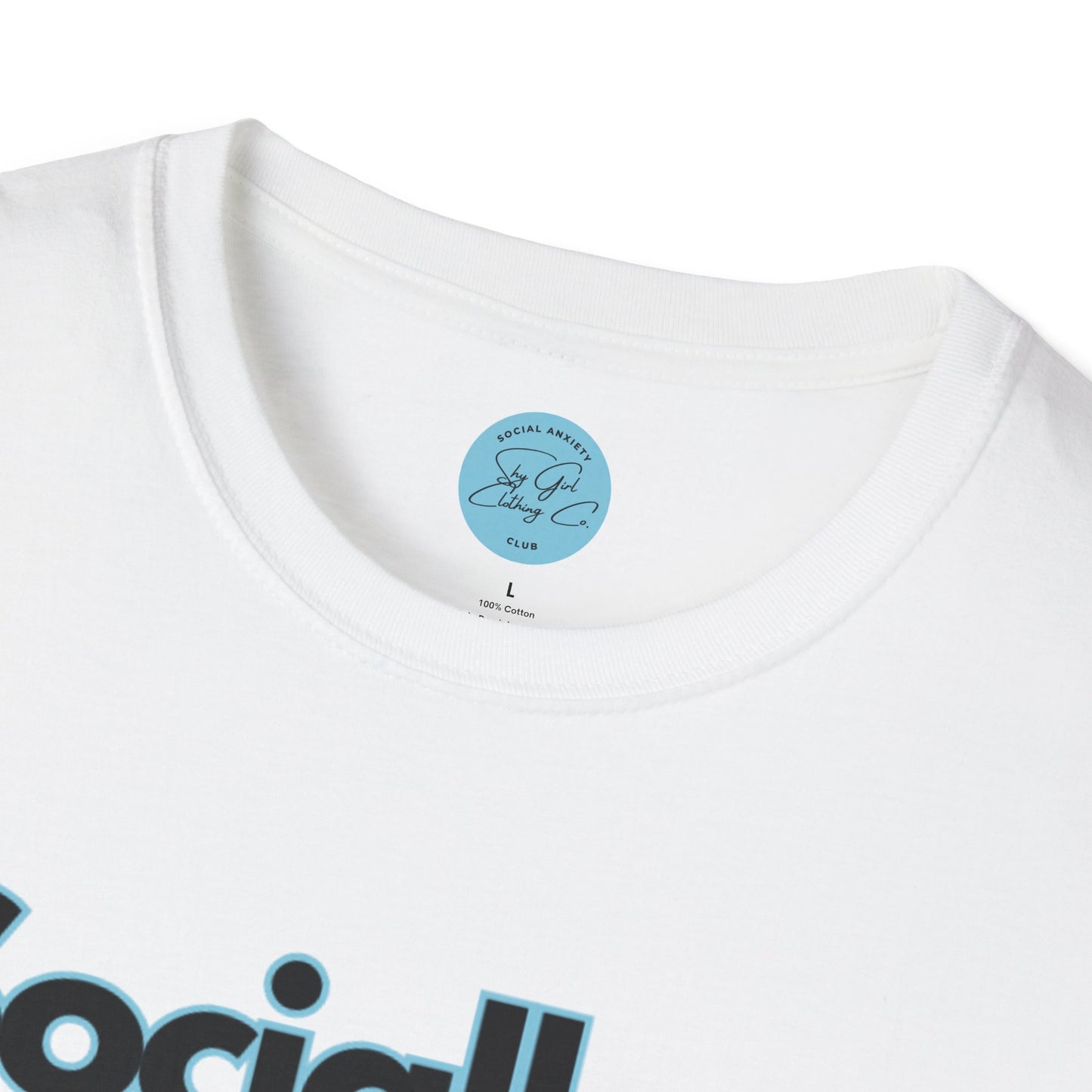 Socially Anxious and Fabulous Unisex Softstyle T-Shirt- Standard