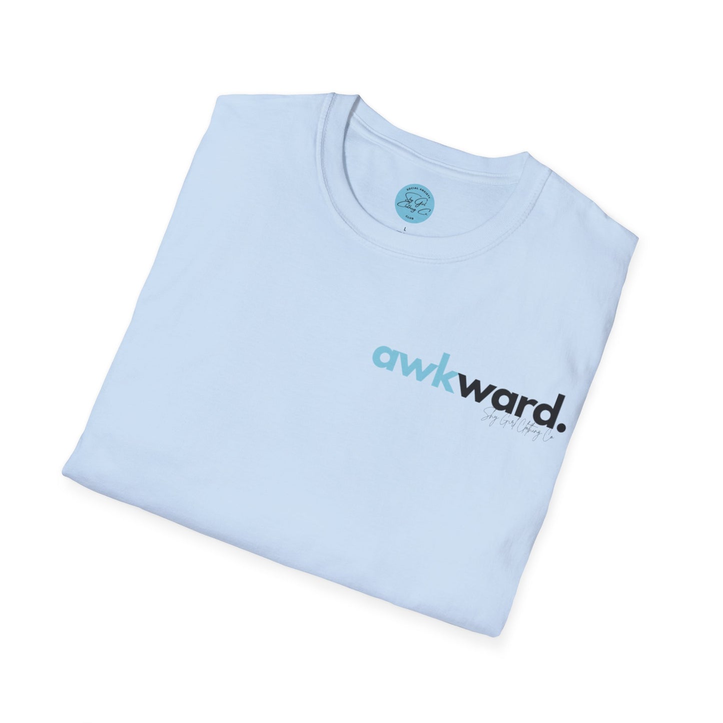 Awkward Unisex Softstyle T-Shirt- Small Logo