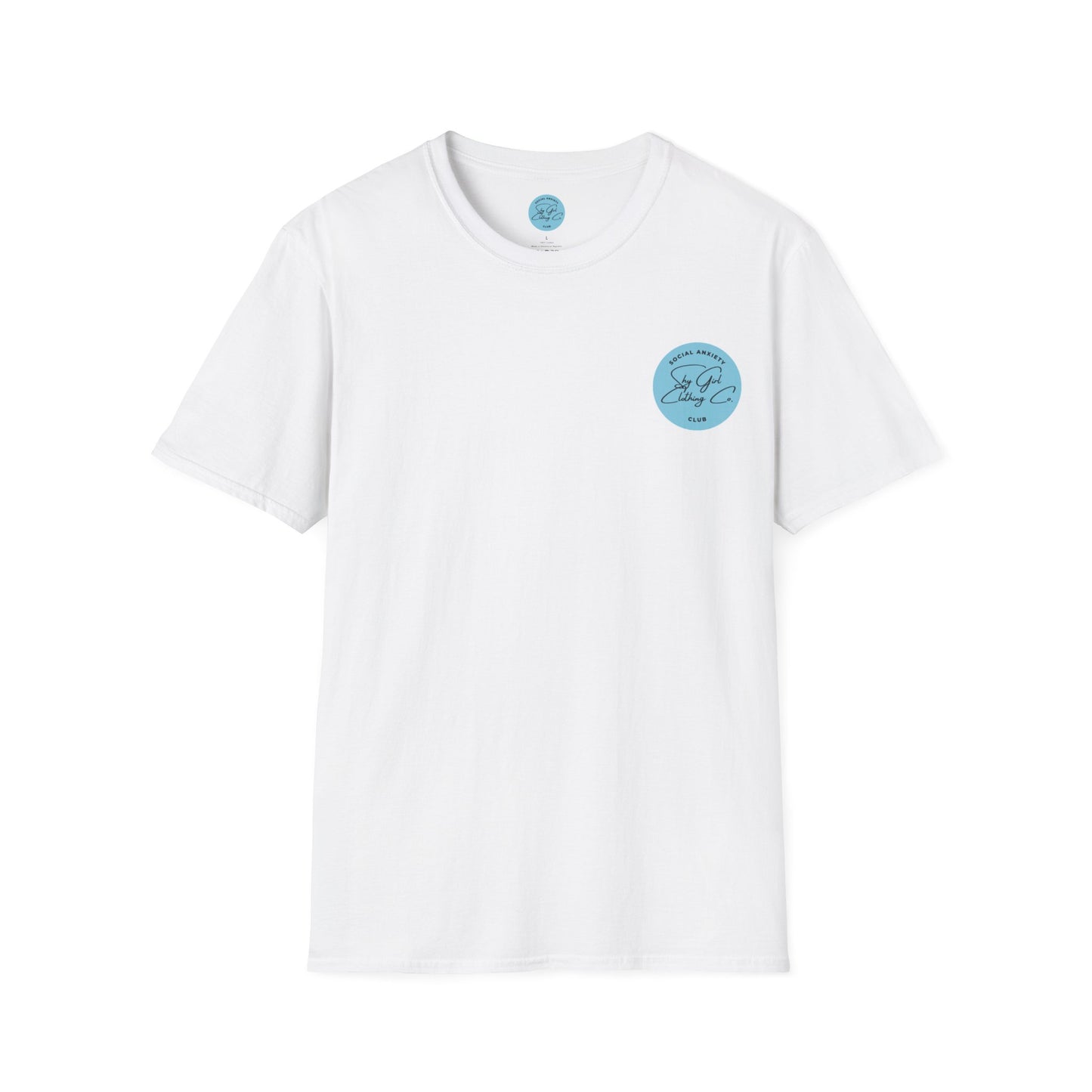 Awkward Unisex Softstyle T-Shirt- Logo Back