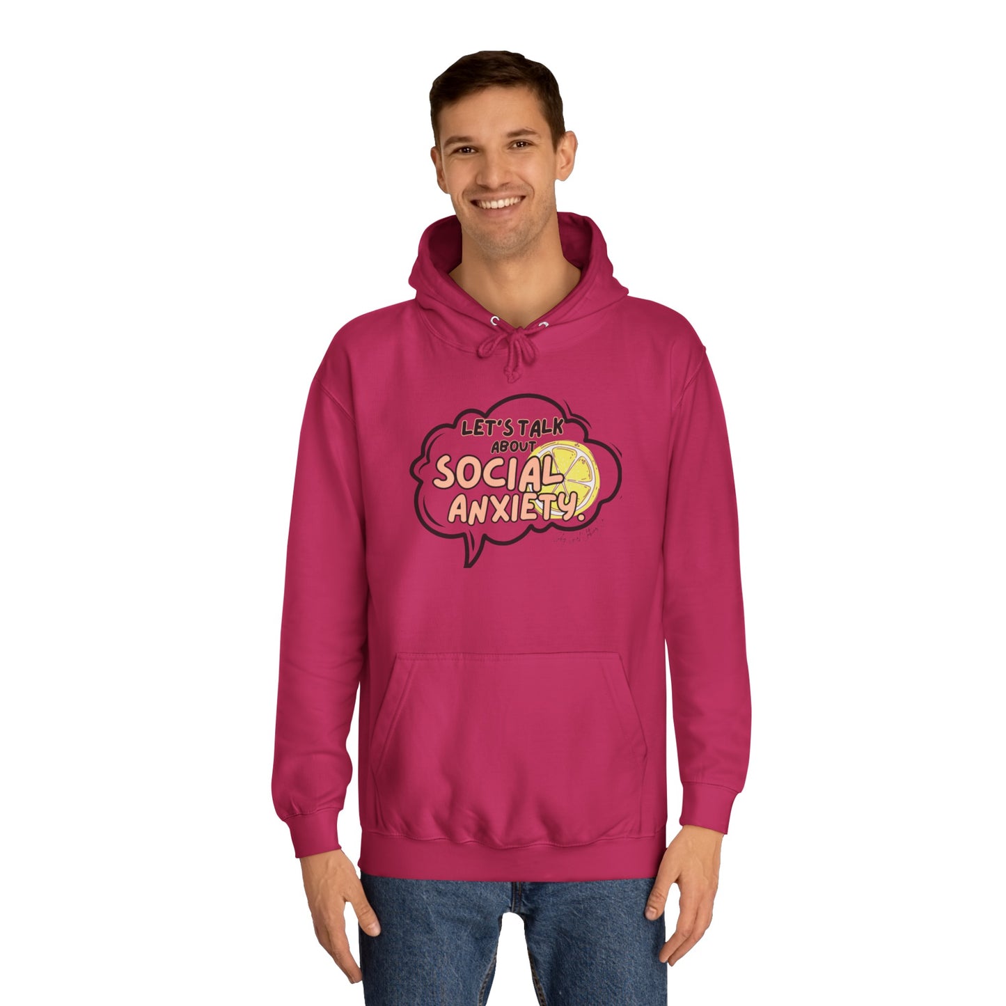 Let's Talk S.A. Unisex College Hoodie