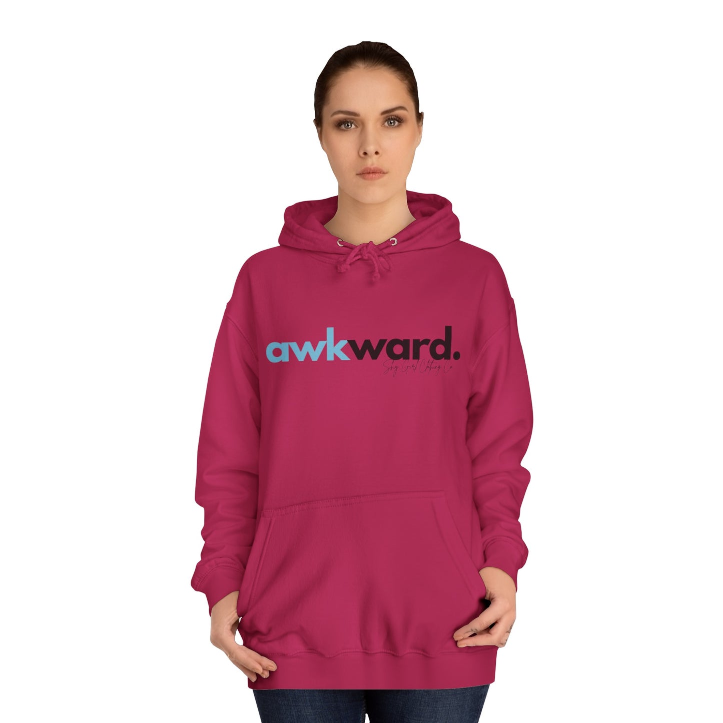 Awkward Unisex College Hoodie