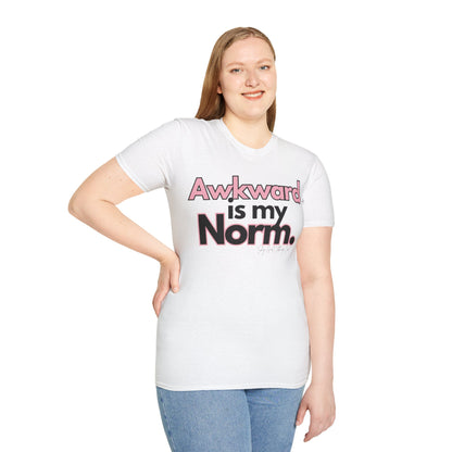 Awkward is my Norm Unisex Softstyle T-Shirt- Floral
